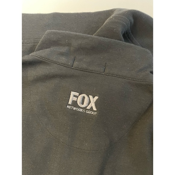 Peter Millar Golf Pullover Mens XL Black Crown Comfort Quarter Zip Fox Networks - Picture 6 of 10